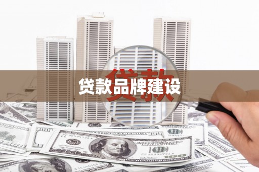牡丹贷款品牌建设