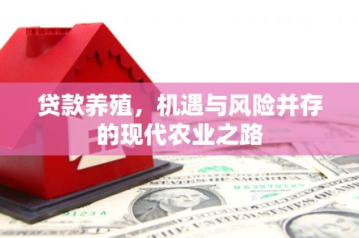 牡丹贷款养殖，机遇与风险并存的现代农业之路