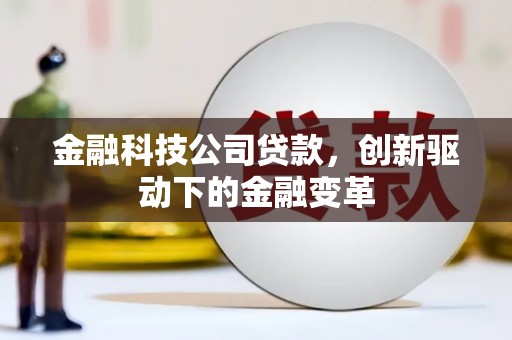 牡丹金融科技公司贷款，创新驱动下的金融变革