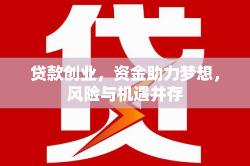 牡丹贷款创业，资金助力梦想，风险与机遇并存
