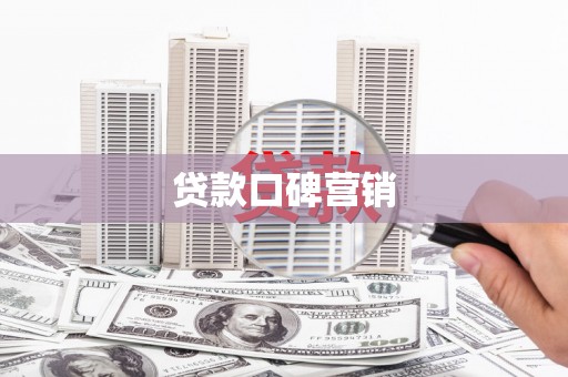 牡丹贷款口碑营销