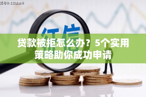 牡丹贷款被拒怎么办？5个实用策略助你成功申请