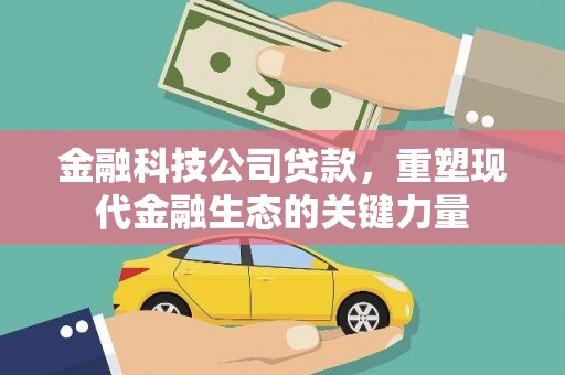 牡丹金融科技公司贷款，重塑现代金融生态的关键力量