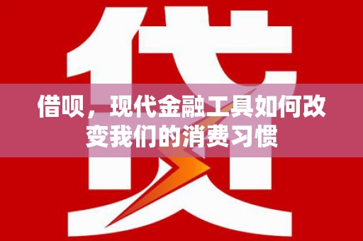 牡丹借呗，现代金融工具如何改变我们的消费习惯