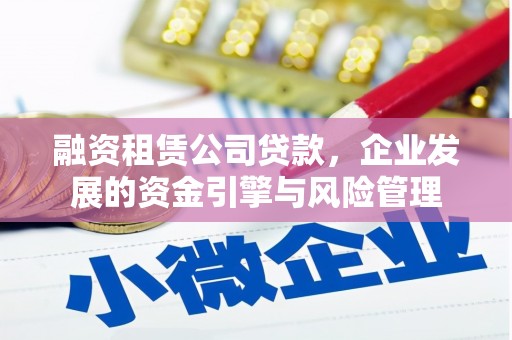 牡丹融资租赁公司贷款，企业发展的资金引擎与风险管理
