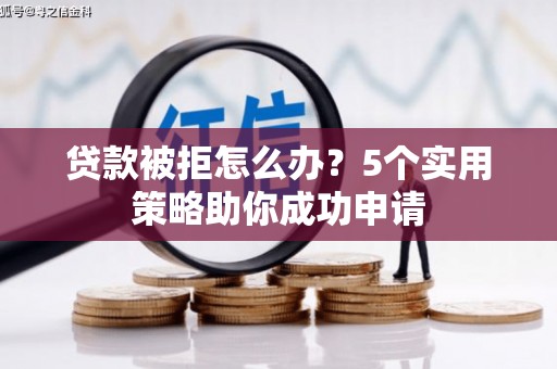 牡丹贷款被拒怎么办？5个实用策略助你成功申请