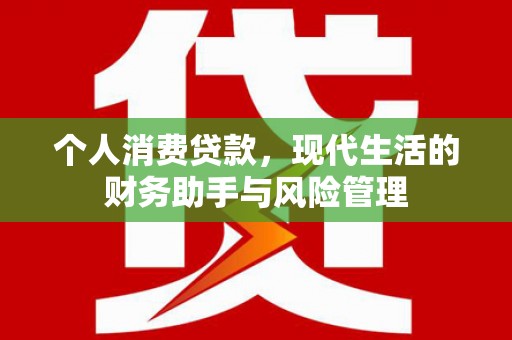 牡丹个人消费贷款，现代生活的财务助手与风险管理