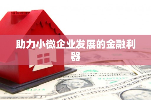 牡丹助力小微企业发展的金融利器