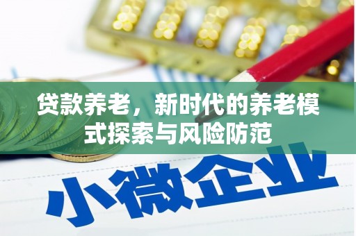 牡丹贷款养老，新时代的养老模式探索与风险防范