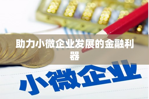 牡丹助力小微企业发展的金融利器